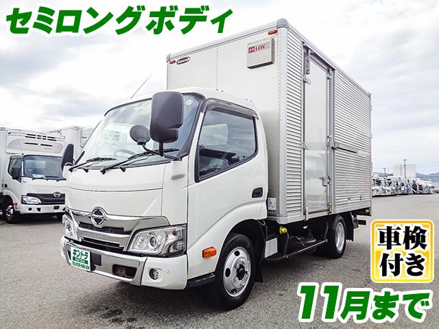 No.4979　R2　日野　デュトロ　アルミバン　セミロングボディ　サイドスライドドア　ラッシング2段　メッキグリル　車検付
