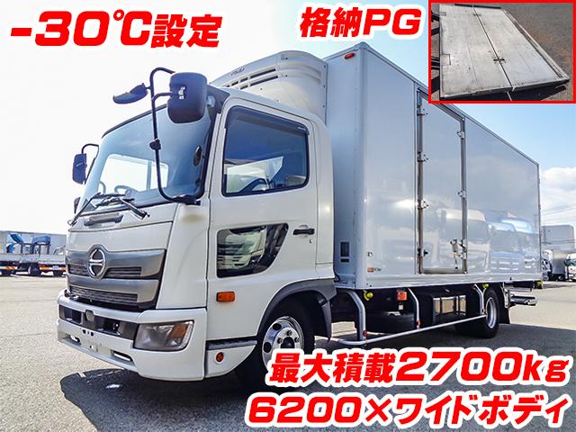 No.4987　R2　日野　レンジャー　トランテックス製冷蔵冷凍車　－30℃設定　ワイドボディ　6200ボディ　格納パワーゲート