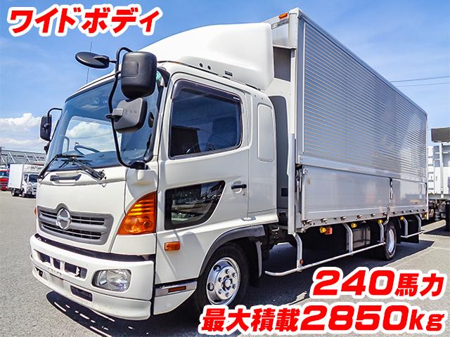 No.5008　H27　日野　レンジャー　トランテックス製アルミウイング　ワイドボディ　6200ボディ　240馬力　ターボ車