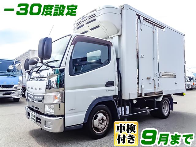 No.5009　H29　三菱ふそう　キャンター　東プレ製冷蔵冷凍車　－30度設定(低温設定)　床ステンレス　サイドスライドドア　車検付