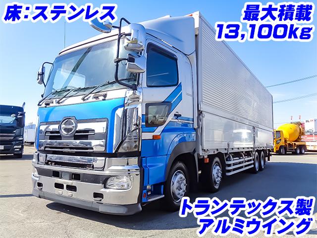 No.5031　H29　日野　プロフィア　トランテックス製アルミウイング　床：ステンレス　最大積載13,100kg　内フック　ラッシングレール2段