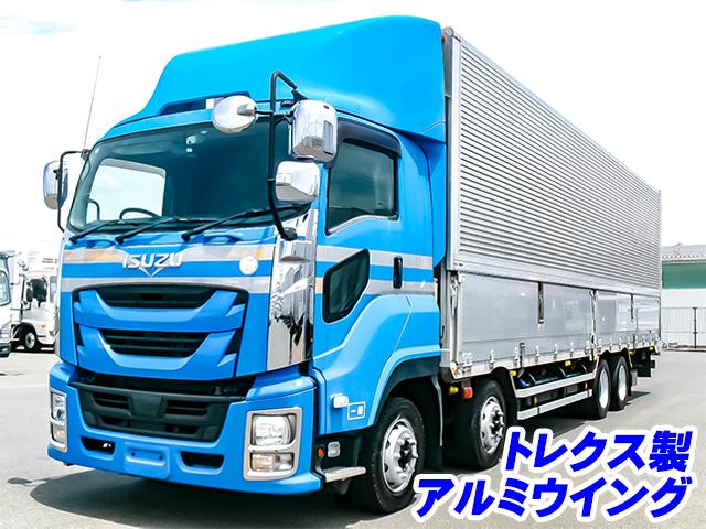 No.5070　H29　いすゞ　ギガ　トレクス製アルミウイング　 後輪エアサス　スタンション