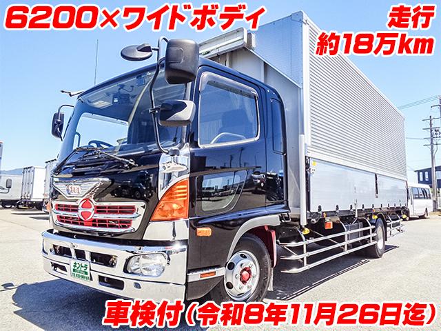 No.5084　H27　日野　レンジャー　パブコ製アルミウイング　6200×ワイドボディ　車検付　走行約18万km　ラッシングレール2段
