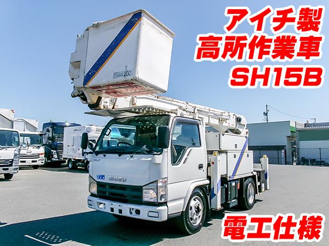 No.5111　H20　いすゞ　エルフ　高所作業車　電工仕様