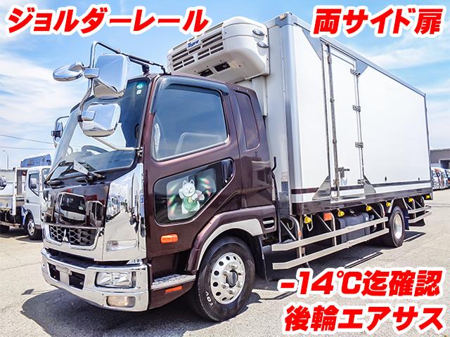 No.5129　R1　三菱ふそう　ファイター　冷蔵冷凍車　－30度設定　床：縞アルミ　ジョルダーレール2列　両サイド扉　後輪エアサス