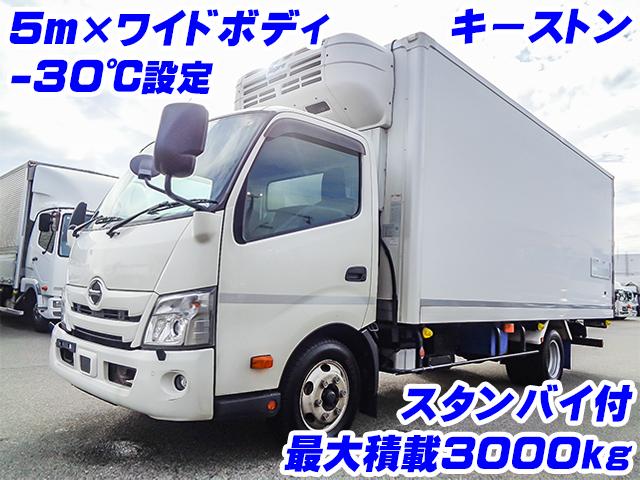 No.5149　R3　日野　デュトロ　東プレ製冷蔵冷凍車　最大積載3000kg　ワイドボディ　５mボディ　スタンバイ　キーストン　－30度設定