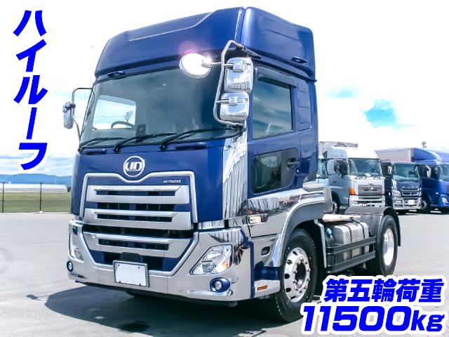 No.5209　R2　UDトラックス　クオン　トレーラヘッド　第五輪荷重11500kg　ハイルーフ