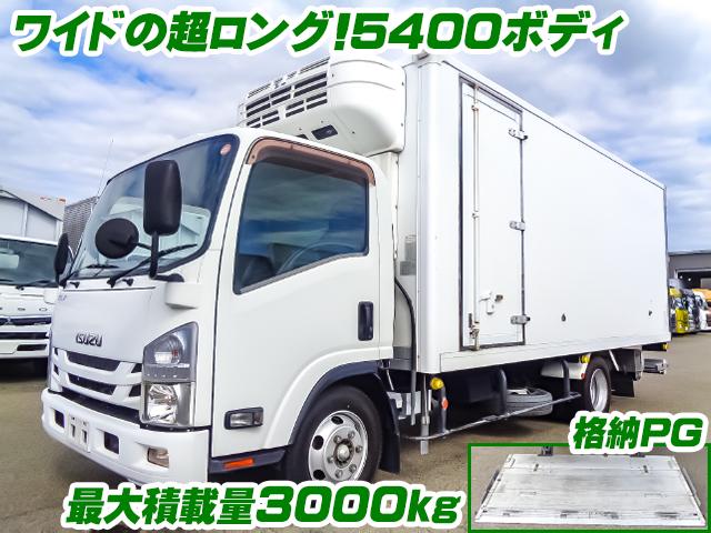 No.5211　H28　いすゞ　エルフ　冷蔵冷凍車　－30度設定　格納パワーゲート　最大積載3000kg　ワイドロングボディ　サイドドア