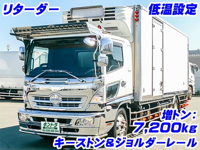 No.5246　H24　日野　レンジャー　冷蔵冷凍車　増トン　7,200kg　6速ミッション　ステンレスバイザー　サイドドア　キーストン　ジョルダーレール　スタンバイ　ラッシングレール　車検付