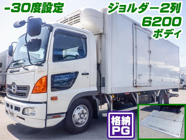No.5260　H26　日野　レンジャー　東プレ製冷蔵冷凍車　－30度設定(低温設定)　新明和製格納パワーゲート　ジョルダー2列　床キーストン　サイドドア