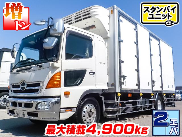 No.5261　H28　日野　レンジャー　冷蔵冷凍車　箱：矢野特殊製　冷凍機：デンソー製　－32度設定(低温設定)　増トン　最大積載4,900kg