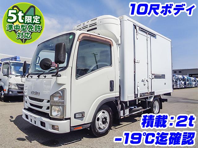 No.5280　H27　いすゞ　エルフ　冷蔵冷凍車　－30度設定　10尺ボディ　サイドスライドドア　床：ステンレス　準中型免許5t限定対応