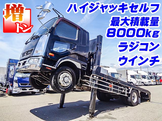 No.5313　H29　三菱ふそう　ファイター　ハイジャッキセルフ　最大積載量8000kg　増トン　ラジコン　ウインチ