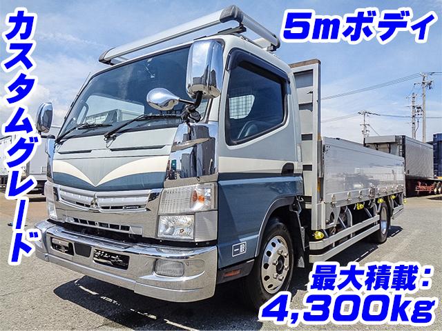No.5334　R2　三菱ふそう　キャンター　アルミブロック　5ｍボディ　最大積載4,300kg　カスタムグレード　アルミホイール