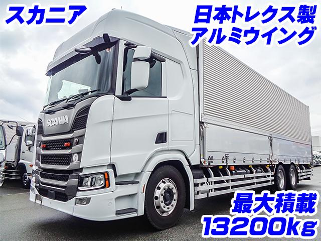 No.5343　R2　スカニア　日本トレクス製アルミウイング　最大積載13200kg