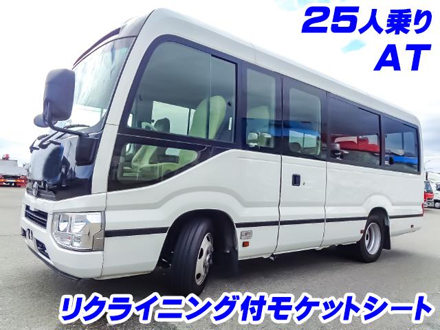 No.5352　H30　トヨタ　コースター　マイクロバス　25人乗り　AT　リクライニング付モケットシート
