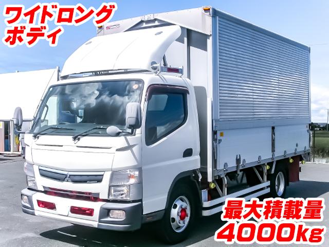 No.5366　H28　三菱ふそう　キャンター　パブコ製アルミウイング　ラッシングレール2段　最大積載量4000kg　ワイドロングボディ