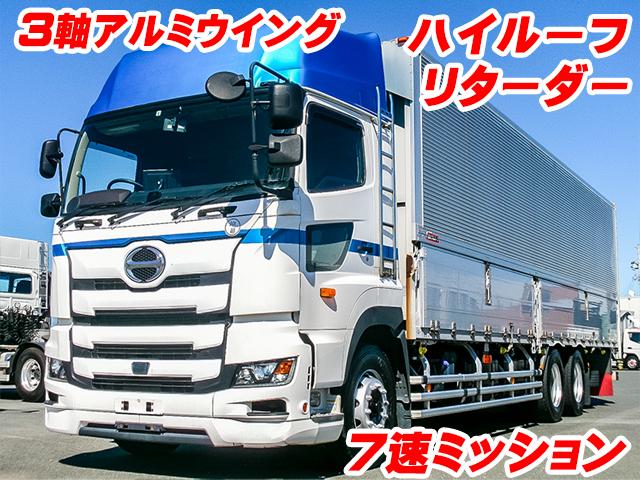 No.5468　R1　日野　プロフィア　アルミウイング　3軸　ハイルーフ　7速ミッション　マニュアル車　ラッシングレール
