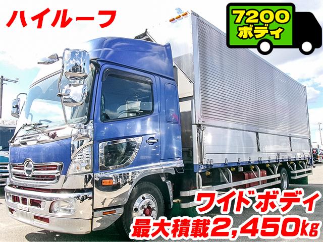 No.5477　H26　日野　レンジャー　トレクス製アルミウイング　ハイルーフ　最大積載2,450kg　ワイドボディ　7200ボディ　アルミホイール　ラッシング2段